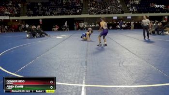 133 lbs Quarterfinal - Connor Kidd, Luther vs Aiden Evans, Loras