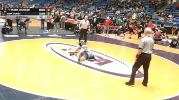 140 lbs Semifinal - Tyanna Jackson, Gurnee (Warren) vs Ema Durst, Sycamore (H.S.)