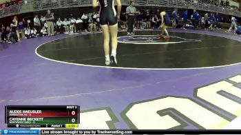 110 lbs Round 1 (8 Team) - Cayenne Beckett, Northwest Girls vs Alexis Haeusler, Manhattan HS