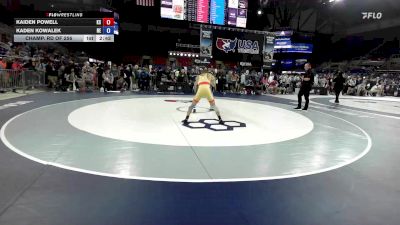 132 lbs Champ. Rd Of 256 - Kaiden Powell, KS vs Kaden Kowalek, NE