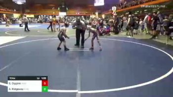 55 lbs Rr Rnd 1 - Strider Diggins, Tnwc vs Allie Ridgeway, Force 10 Wrestling Academy