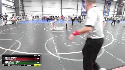 76 lbs Rd# 10- 4:00pm Saturday Final Pool - John Byers, Terps XPress vs Brennan Hart, Team Michigan