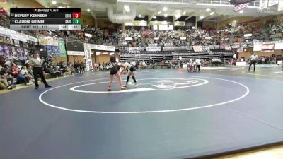 110 lbs Cons. Round 2 - Claudia Grimm, Sabetha Hs vs Devery Kennedy, Erie Hs