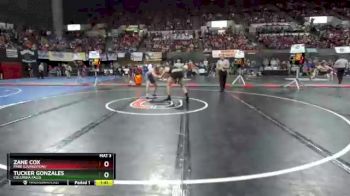 Champ. Round 1 - Tucker Gonzales, Columbia Falls vs Zane Cox, Park (Livingston)/