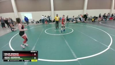 110 lbs Round 3 - Reese Anderson, Nebraska Wrestling Academy vs Khloe Womack, Best Trained Wrestling