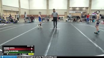 76 lbs Quarterfinal - Titus Slaughter, Ironclad vs Ryder Smith, Ironclad