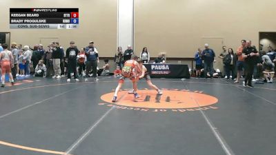 92 lbs Cons. Sub-semis - Keegan Beard, Steller Trained vs Brady Progulske, Krazy Monkeys