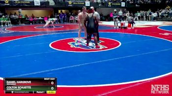 3A-215 lbs Semifinal - Colton Schuette, Dawson County vs Daniel Hargrove, Hephzibah