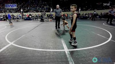 52 lbs Round Of 16 - Madden Moore, Keystone Kids Wrestling Club vs Kade Fahlenkamp, Tuttle Wrestling