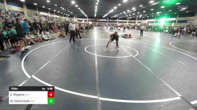 116 lbs Round Of 64 - Zayiden Magana, DUB Wrestling vs Mason Clowminzer, San Marcos HS