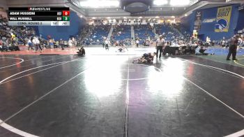 120 lbs Cons. Round 3 - Will Russell, Manhasset Sr HS vs Adam Husseini, West Springfield