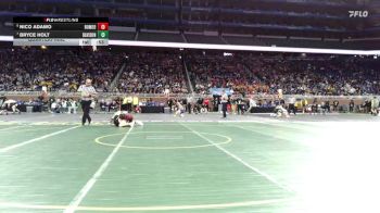 D1-120 lbs Quarterfinal - Nico Adamo, Romeo vs Bryce Holt, Davison