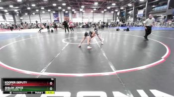 76 lbs Rd# 8- 12:30pm Saturday Final Pool - Kooper Deputy, POWA vs Shiloh Joyce, Double Champs