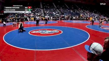 2A-190 lbs Cons. Round 2 - Noah Oliver, Columbus vs Demond Hutchins, Miller Grove