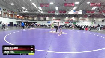 184 lbs Cons. Round 2 - KJ Swanson, Providence (Mont.) vs Kendric Gordon, Williams Baptist