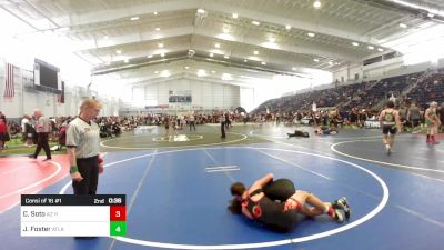 126 lbs Consi Of 16 #1 - Cohen Soto, AZ Heat vs Jaden Foster, Atlas Grappling