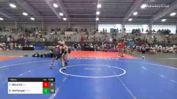 145 lbs Prelims - TYLER BRUZAS, Militia Wrestling Club vs Andrew Wolfanger, Ragin Raisins Merlot