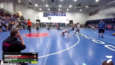 62 lbs Quarterfinal - Winston Butcher, Windy City Wrestlers vs Krieger Budd, Douglas WC