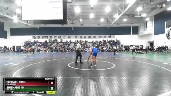 157 lbs Cons. Round 2 - Michael Chen, Calabasas vs Shizhang Jin, Valencia