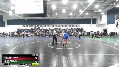 157 lbs Cons. Round 2 - Michael Chen, Calabasas vs Shizhang Jin, Valencia