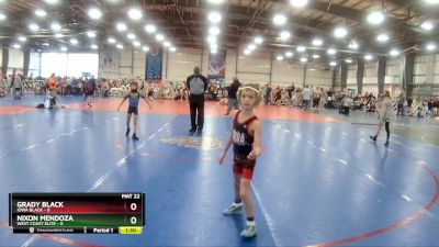 48 lbs Rd# 9- 2:15pm Saturday Final Pool - Nixon Mendoza, West Coast Elite vs Grady Black, Iowa Black