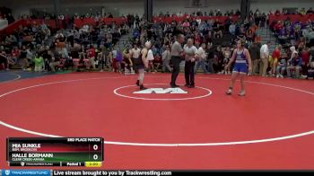 135 C 3rd Place Match - Mia Sunkle, BGM, Brooklyn vs Halle Bormann, Clear Creek-Amana