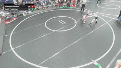 67 lbs Champ. Round 1 - Enzo Yasutomi, Pounders Wrestling Club vs Brandon Pardue, GWC