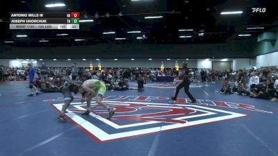 126 lbs Semifinal - Antonio Mills III, GA vs Joseph Uhorchuk, TN
