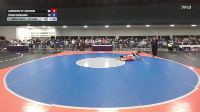 112 lbs Round Of 16 - Addison St George, MO vs Xuan Graham, PA