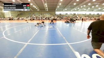 70 lbs Rr Rnd 3 - Logan Vallalla, Mat Assassins Blue vs Kellan Winters, Brawler Elite