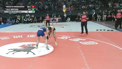 Semifinal - Braelyn Degenhardt, Thayer Central vs Lilly Mefford, Battle Creek