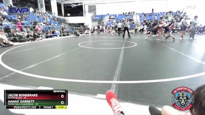 105 lbs Semis (4 Team) - Jacob Bonebrake, Slyfox Black vs Hawke Garrett, Potentially Dangerous