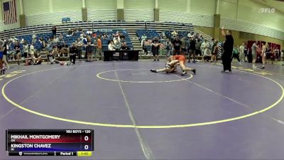 120 lbs Cons. Round 2 - Mikhail Montgomery, OH vs Kingston Chavez, IN