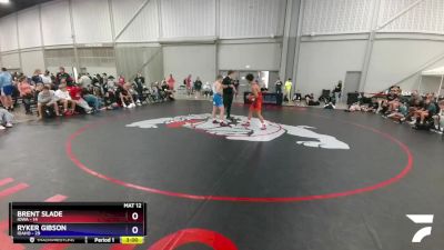 160 lbs Placement Matches (8 Team) - Brent Slade, Iowa vs Ryker Gibson, Idaho