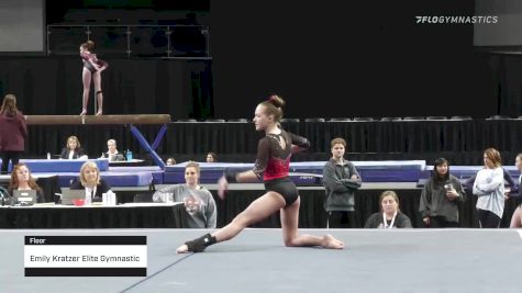 Emily Kratzer Elite Gymnastic Acad - Floor - 2022 Elevate the Stage Huntsville presented by SportsMED & Crestwood