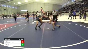 102 lbs 3rd Place - Anthony Escalera, Northern Arizona Grapplers vs Christian Davis, Eloy Olympus