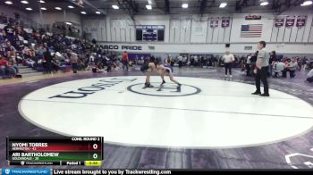 140 lbs Cons. Round 2 - Ari Bartholomew, Goldendale vs Nyomi Torres, Hermiston