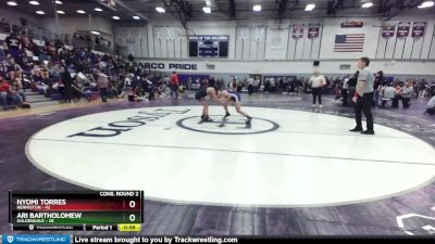 140 lbs Cons. Round 2 - Ari Bartholomew, Goldendale vs Nyomi Torres, Hermiston