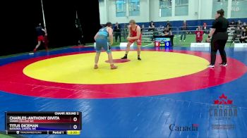 92kg Champ. Round 2 - Charles-Anthony Divita, Vanier College WC vs Titus Diceman, National Capital WC