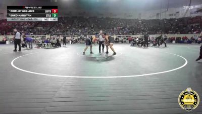 G6A-235 lbs Cons. Semi - Brielle Williams, Lawton-Girls vs Enko Kahliyah, Stillwater-Girls