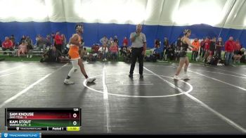 126 lbs Round 2 (8 Team) - Sam Knouse, Ohio Titan vs Kam Stout, Warner Elite