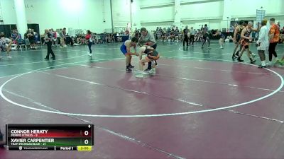 150 lbs Round 1 (8 Team) - Xavier Carpentier, Team Michigan Blue vs Connor Heraty, Morris Fitness