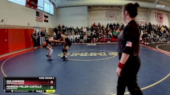 105 lbs Cons. Round 2 - Ava Hawkins, Montezuma-Cortez vs Maressa Miller-Castillo, Farmington