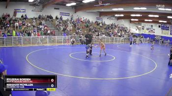 90 lbs Round 1 - RyleeRai Borden, Rock Of Redmond Wrestling vs Keeghan McMillen, Hillsboro Mat Club