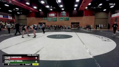 157 lbs Cons. Round 2 - Fernando O`brian, Modesto vs Tyler Carpenter, Cerritos