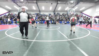 145-155 lbs Quarterfinal - Clarice Roth, Tulsa Union Girls vs Kynzie Kelly, Broken Arrow Girls