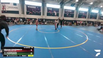 98 lbs Cons. Round 4 - Graham Gonzenbach, Amped Wrestling Club vs Ty Mondragon, Texas Select Wrestling