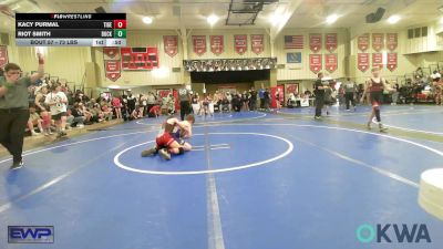 73 lbs Consolation - Kacy Purmal, Tiger Trained Wrestling vs Riot Smith, Buck Pride Wrestling