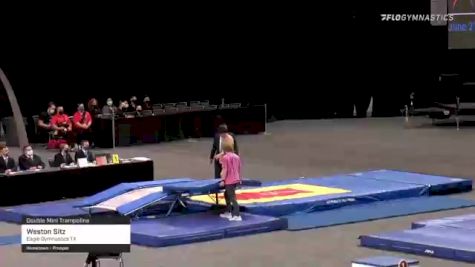 Weston Sitz - Double Mini Trampoline, Eagle Gymnastics TX - 2021 USA Gymnastics Championships