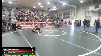 145 lbs Cons. Round 5 - Ian Buckley, Santiago vs Nathan Marquez, Downey